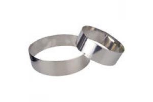 Backring fest D. 26  H. 6 cm Edelstahl